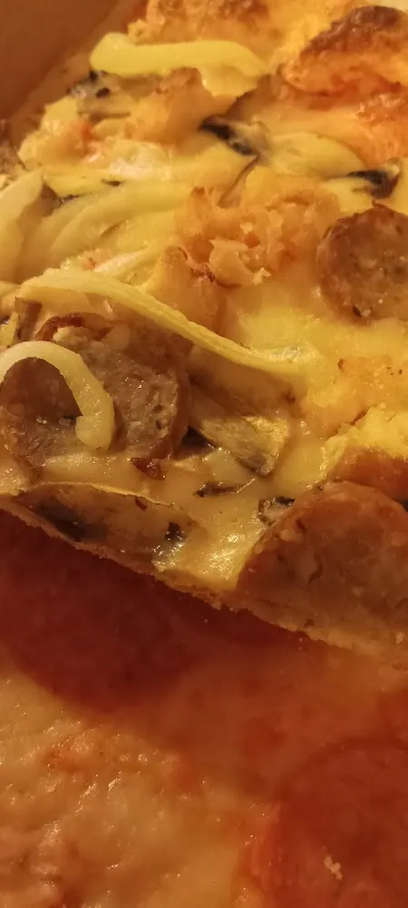 Sausage Onion Chicken Mushrooms Pizza